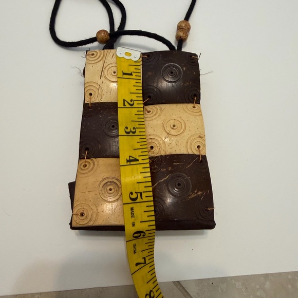 Wooden Pendant Necklace with Black Cord - Picture 4 of 10